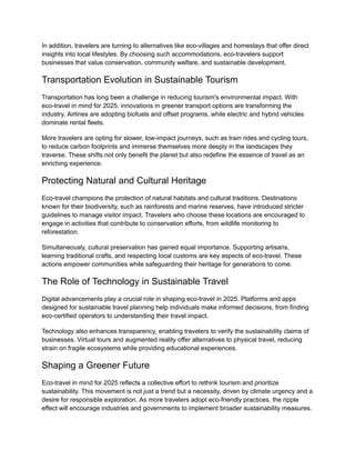TheGrowingUrgencyforSustainableTravel